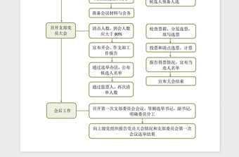 2024年党支部选举换届选举工作流程