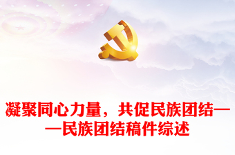 凝聚同心力量，共促民族团结——民族团结稿件综述范文