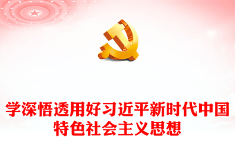 2024学深悟透用好习近平新时代中国特色社会主义思想党课讲稿